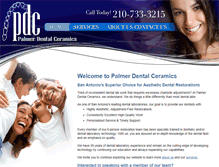 Tablet Screenshot of palmerdentalceramics.com